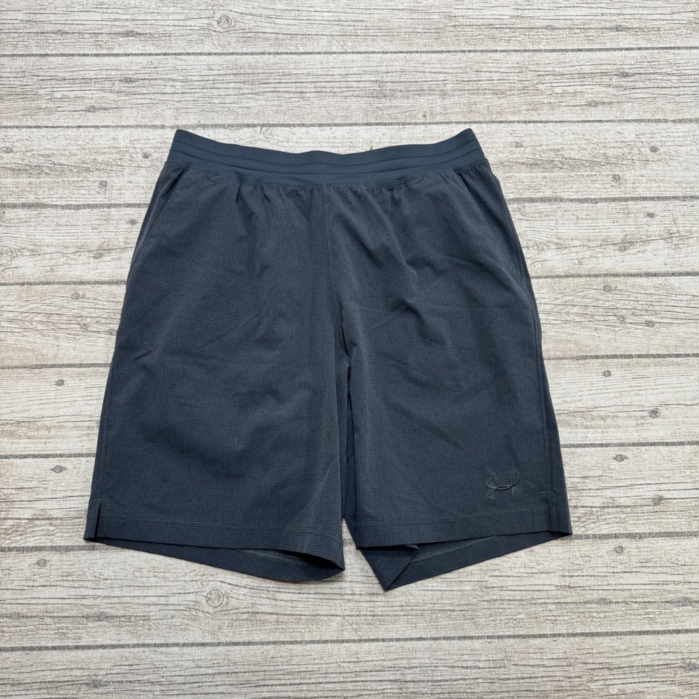 Under Armour Shorts Men's Medium Gray Loose Fit Training Gym Activewear Running